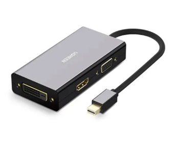 Конвертер Ugreen MD114 Mini DP To HDMI/ VGA/ DVI(24+1) Converter Black, 20418 в Шымкенте от производителей  с доставкой по Казахстану