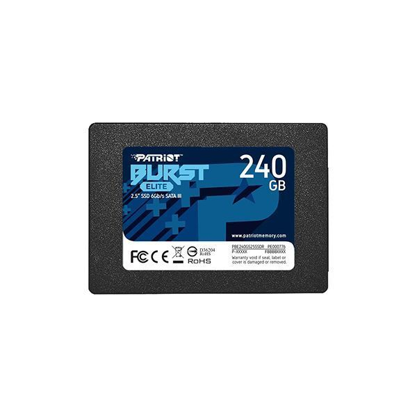 Твердотельный накопитель (SSD) Patriot Burst Elite PBE240GS25SSDR 240 ГБ 2.5 в Шымкенте от производителей  с доставкой по Казахстану