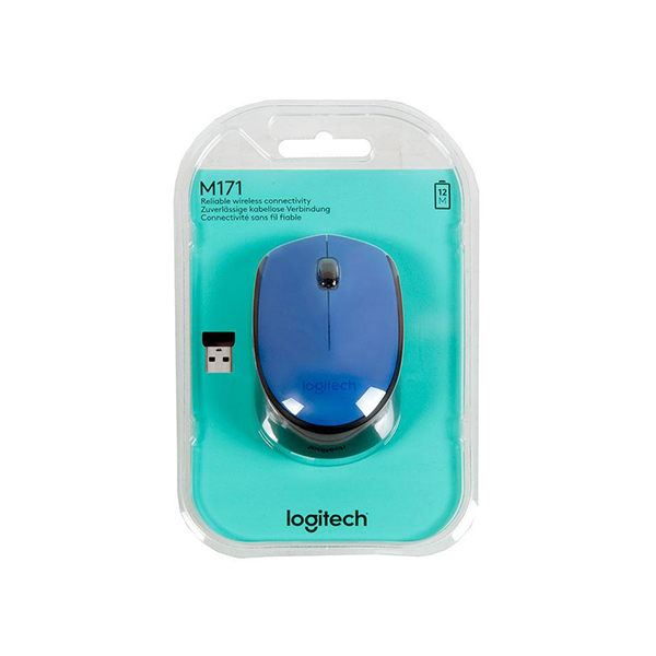 Мышь Logitech M171, Голубой , USB в Шымкенте от производителей  с доставкой по Казахстану