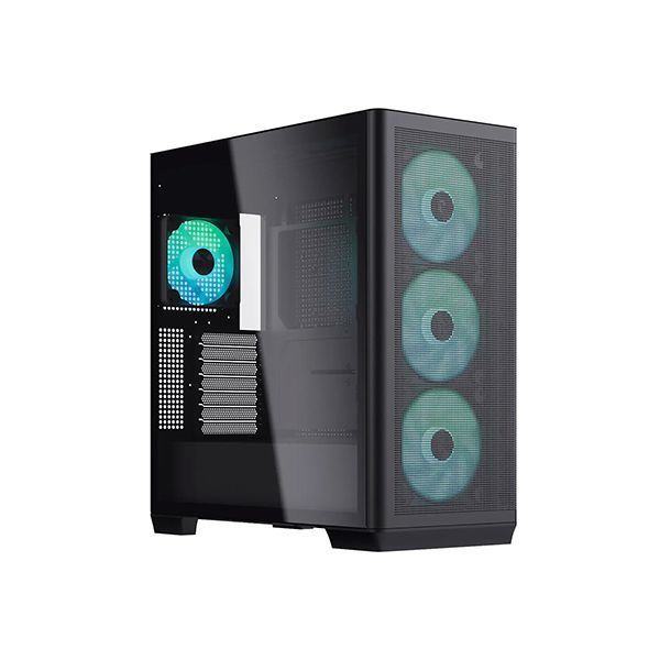 Компьютерный корпус Aerocool APNX C1 BK без Б/П  в Шымкенте от производителей  с доставкой по Казахстану