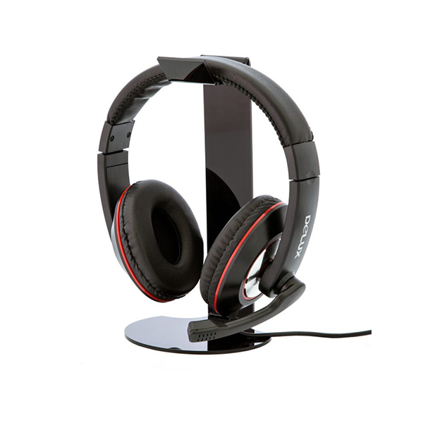 Наушники с микрофоном Deluxe DLH-868, Черный, красный в Шымкенте от производителей с доставкой по Казахстану Наушники с микрофоном Deluxe DLH-868, Черный, красный в Шымкенте от производителей с доставкой по Казахстану