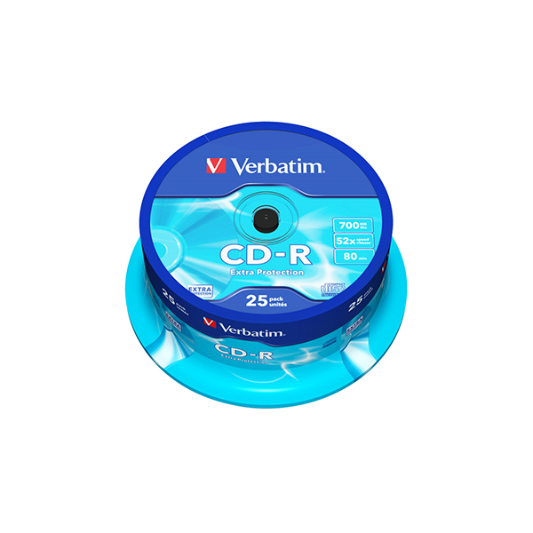 Диск CD-R, Verbatim, (43432) 700MB, 52х