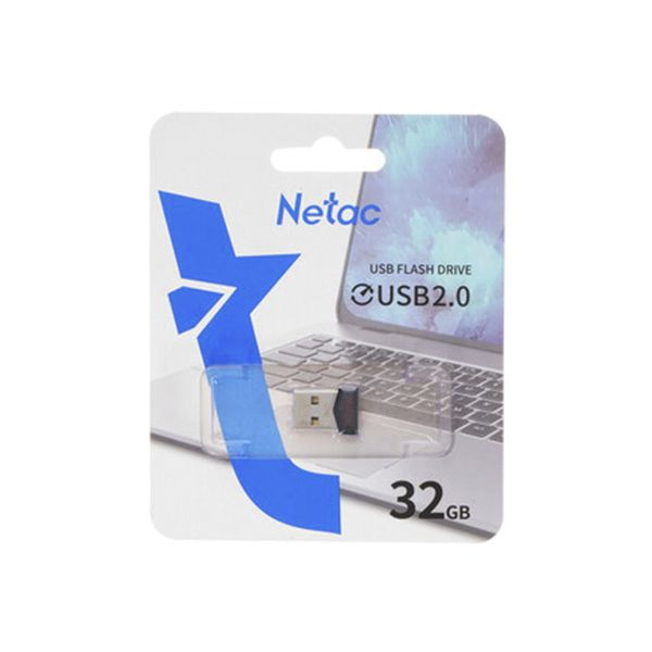 USB Флешка 32 ГБ Netac NT03UM81N-032G-20BK USB 2.0 в Шымкенте от производителей  с доставкой по Казахстану
