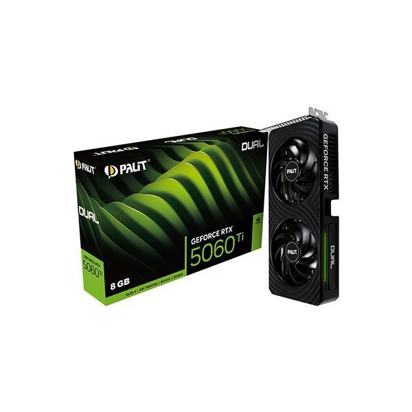 Видеокарта Palit RTX5060Ti DUAL 8G 8 ГБ, NE7506T019P1-GB2062D в Шымкенте от производителей  с доставкой по Казахстану