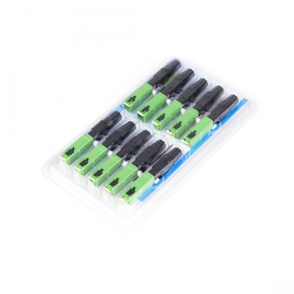 Быстрый коннектор SC А-Оптик AO-1901 APC в Шымкенте от производителей  с доставкой по Казахстану