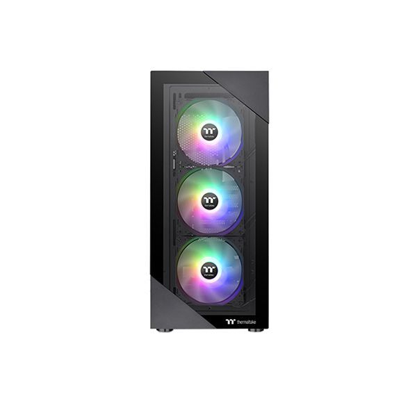 Компьютерный корпус Thermaltake View 200 TG ARGB Black без Б/П в Шымкенте от производителей  с доставкой по Казахстану