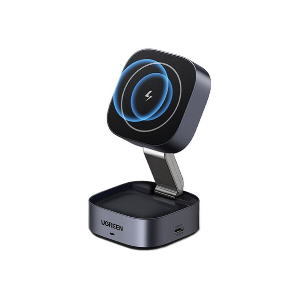 Беспроводная зарядка Ugreen W526 35278 2-in-1/7,5W Magnetic Wireless Charger for IPhone + AirPods в Шымкенте от производителей  с доставкой по Казахстану