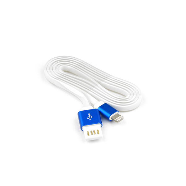Кабель USB 2.0 Cablexpert CC-ApUSBb1m, AM/Lightning 8P, 1м, мульт-раз USB A, силикоy шнур, раз синий в Шымкенте от производителей  с доставкой по Казахстану