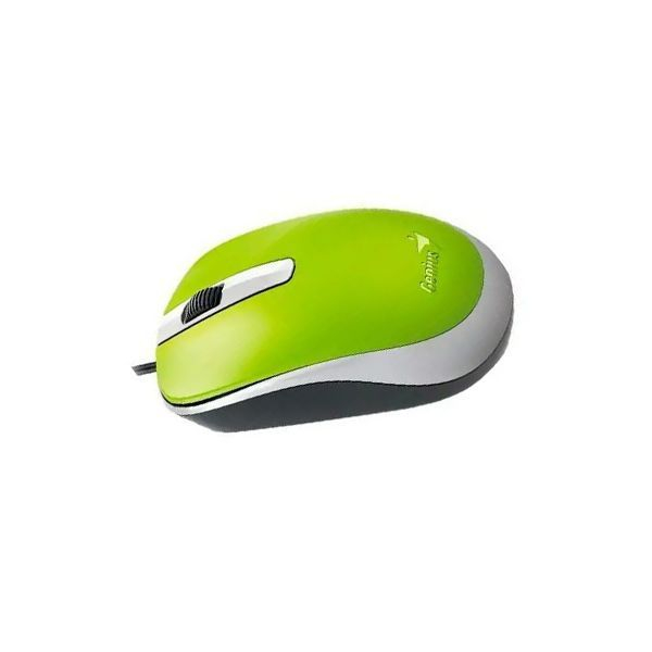Компьютерная мышь Genius DX-120 Green в Шымкенте от производителей  с доставкой по Казахстану