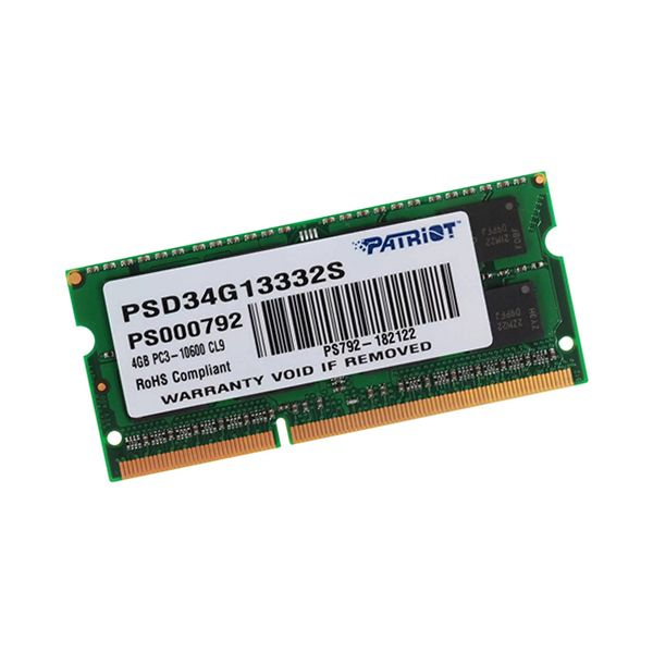 Оперативная память для ноутбука Patriot DDR4 4 ГБ 1333 МГц (PSD34G13332S)