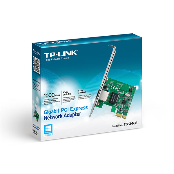 Сетевая карта TP-Link TG-3468 <10/100/1000Mbps,Gigabit Enternet Adapter,PCIe,UTP ports 32Bit,RTL8168 в Шымкенте от производителей  с доставкой по Казахстану