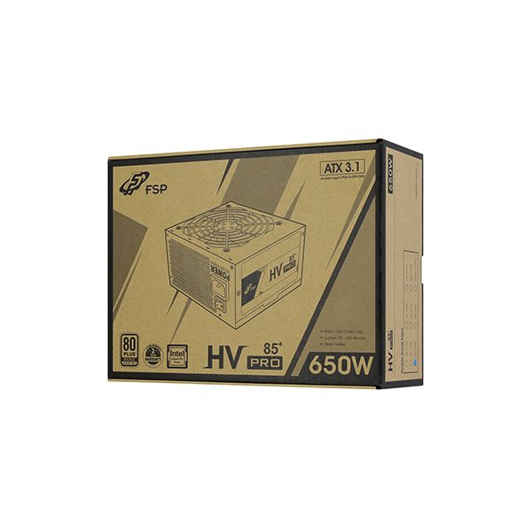 Блок питания ATX FSP HV PRO FSP650-51AAC, 650W в Шымкенте от производителей  с доставкой по Казахстану