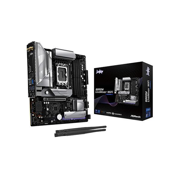 Материнская Плата Asrock B860m Livemixer Wifi в Шымкенте от производителей  с доставкой по Казахстану