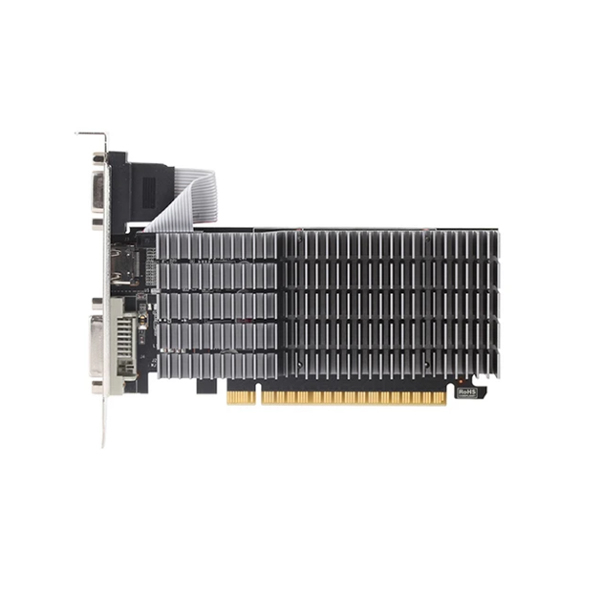 Видеокарта MaxSun MS-GT710 Power Hammer II 2G, 1хHDMI+1xDVI+1xVGA, 2GB GDDR3 64bit, PCIe3.0