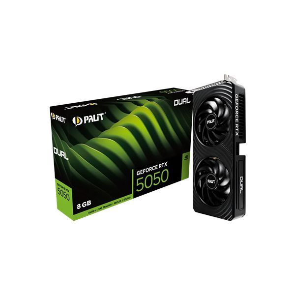 Видеокарта PALIT RTX5050 DUAL 8G (NE65050019P1-GB2070D) в Шымкенте от производителей  с доставкой по Казахстану