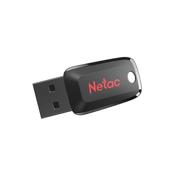 USB Флешка 4 ГБ Netac NT03U197N-004G-20BK USB 2.0, Черный, красный