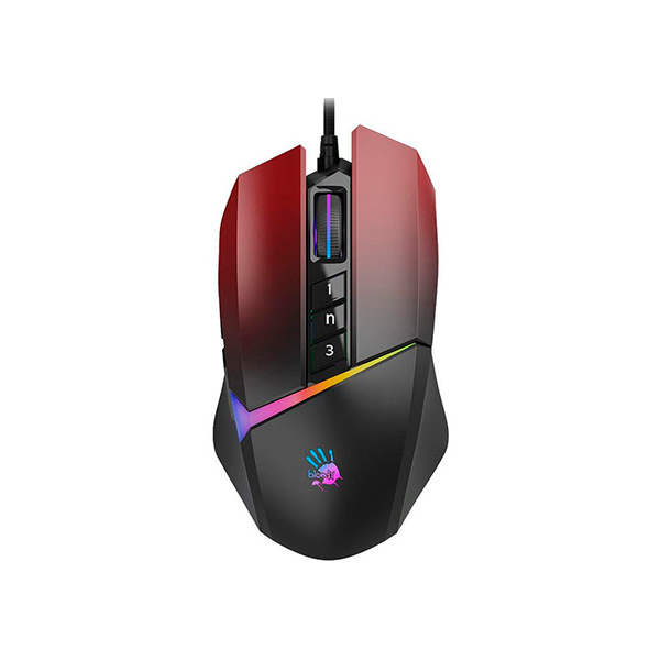 Мышь Bloody Bloody W60-Max Red, Черный, красный, USB в Шымкенте от производителей  с доставкой по Казахстану