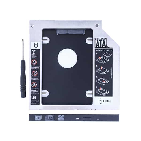 Салазки 12.7mm для подключения жестких дисков 2,5" в отсек DVD в Шымкенте от производителей  с доставкой по Казахстану