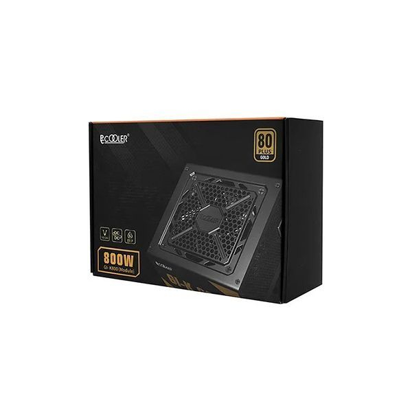 БЛОК ПИТАНИЯ PCCOOLER GI-K800, 800W, FULL MODULAR, 80+ GOLD, FAN 120MM, GI-K800 в Шымкенте от производителей  с доставкой по Казахстану