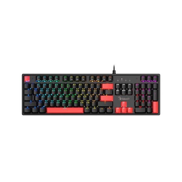 Клавиатура Bloody S510R-Brown Fire (Анг/Рус, Проводное, Черный) в Шымкенте от производителей  с доставкой по Казахстану