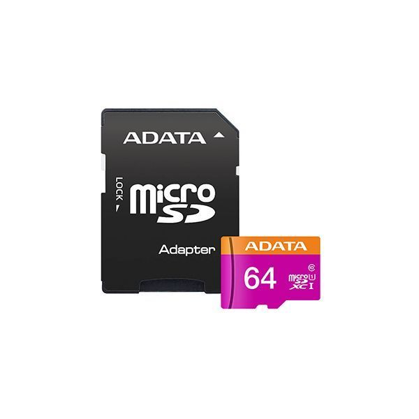 Карта памяти ADATA AUSDX64GUICL10-RA1 UHS-I CLASS10 64GB в Шымкенте от производителей  с доставкой по Казахстану
