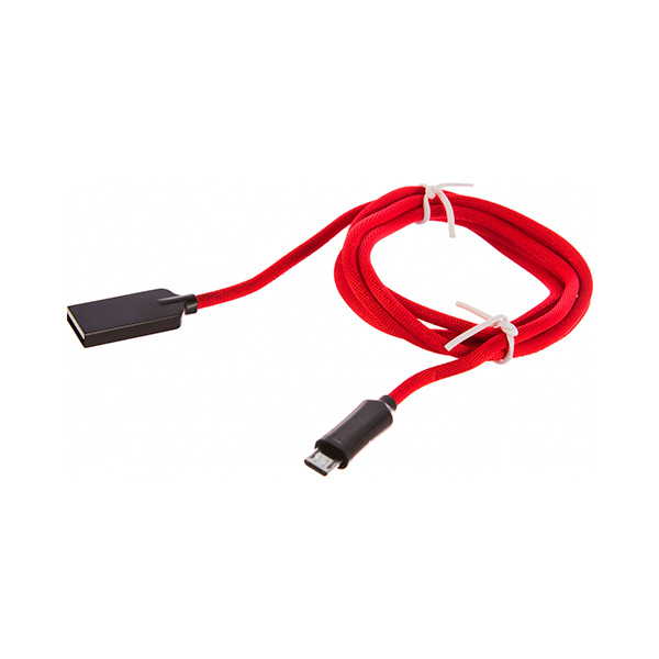 Кабель Crown USB - microUSB CMCU-3132M red в Шымкенте от производителей  с доставкой по Казахстану