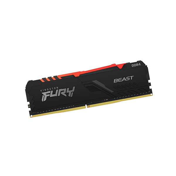 Оперативная память Kingston Fury Beast RGB DDR4 16 ГБ 2666 МГц (KF426C16BB1A/16)