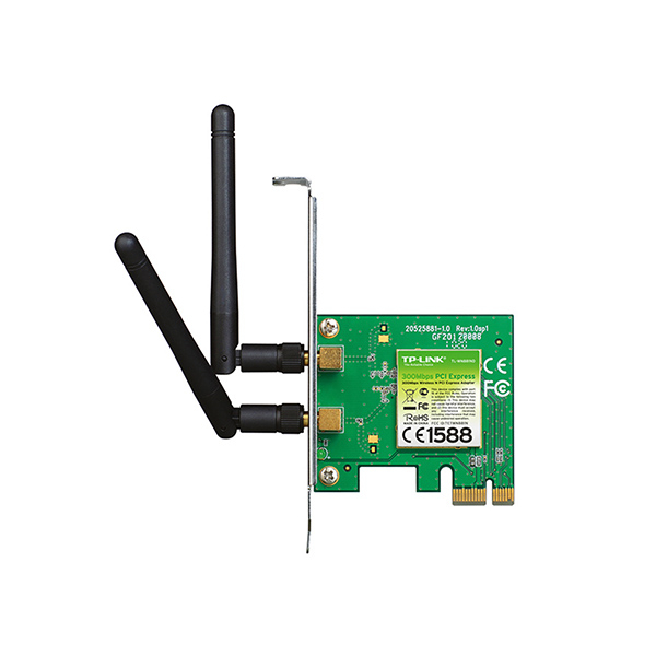 Сетевая карта, TP-Link, TL-WN881ND, Беспроводная, 300M, PCIe в Шымкенте от производителей  с доставкой по Казахстану