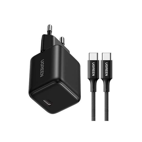 Зарядное устройство UGREEN X513 30W 1C GaN Fast Charger. черный в Шымкенте от производителей  с доставкой по Казахстану