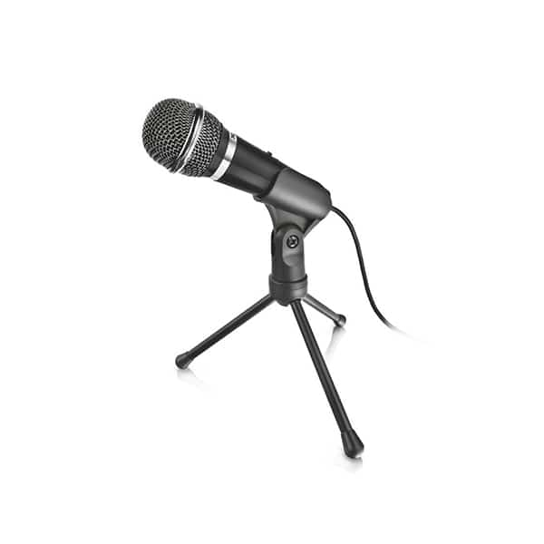 Микрофон настольный Trust Starzz 1.8м черный в Шымкенте от производителей  с доставкой по Казахстану